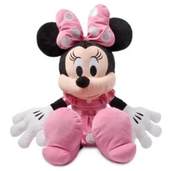 Disney Minnie Mouse Plush – Pink – Large 21 1/4'' -Disney 1232000443650 2