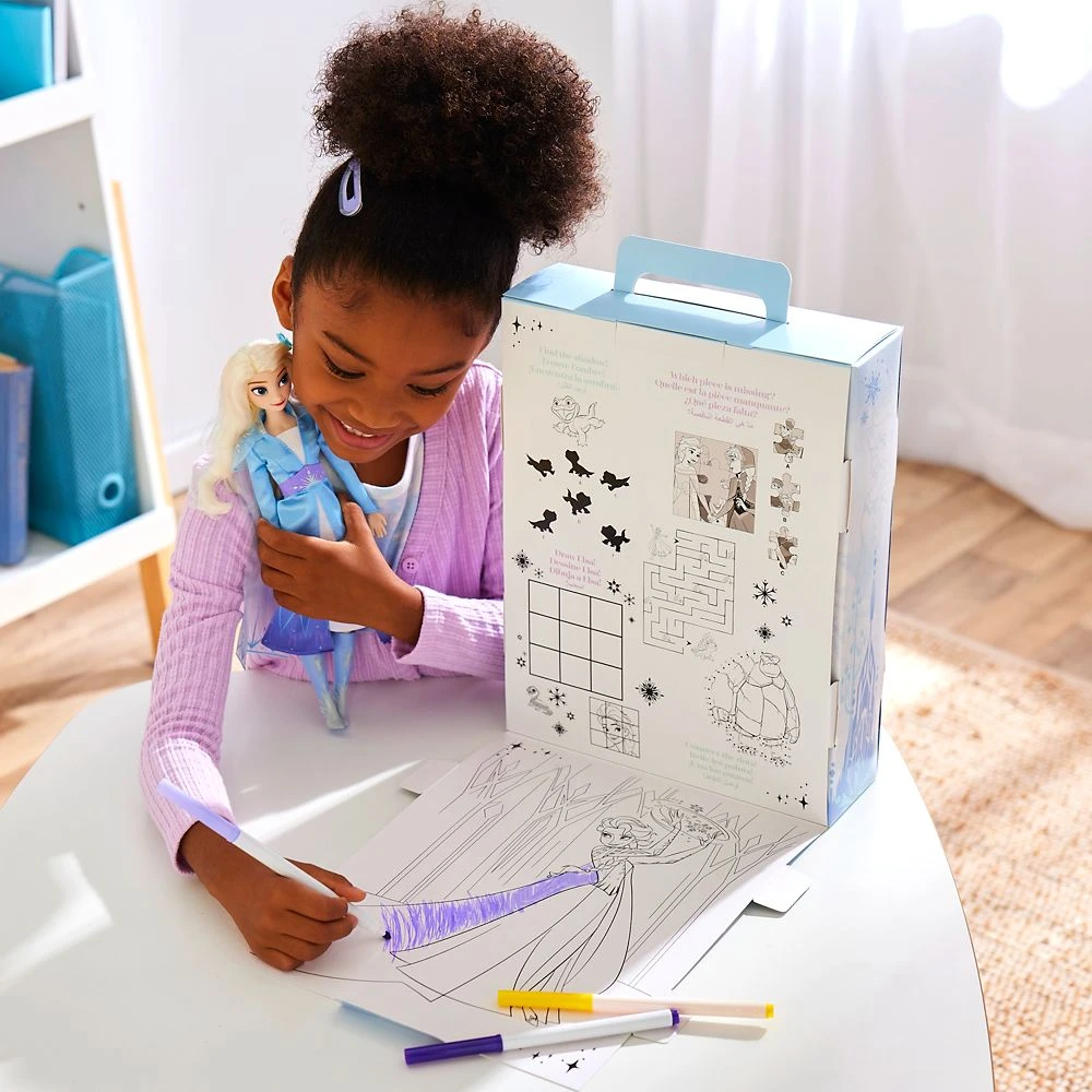 Elsa Disney Story Doll – Frozen – 11 1/2'' 4 Elsa Disney Story Doll – Frozen – 11 1/2'' - Image 4