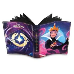 Evil Queen Lorebook Card Portfolio By Ravensburger – Disney Lorcana Trading Card Game – Snow White And The Seven Dwarfs