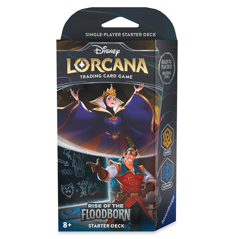 Disney Lorcana Trading Card Game By Ravensburger – Rise Of The Floodborn – Starter Deck – Evil Queen And Gaston 2 Disney Lorcana Trading Card Game By Ravensburger – Rise Of The Floodborn – Starter Deck – Evil Queen And Gaston - Image 2