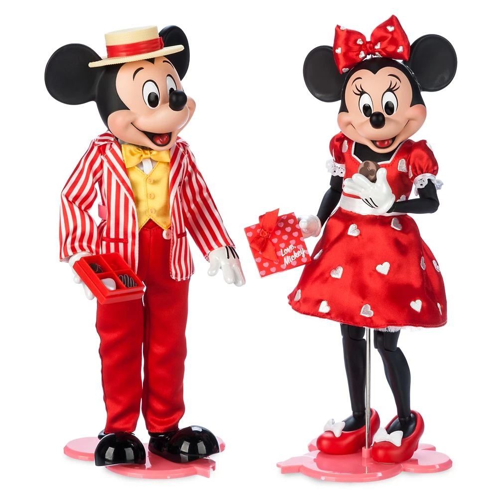 Disney Mickey Mouse And Minnie Mouse Valentine's Day Limited Edition Doll Set – 12'' 2 Disney Mickey Mouse And Minnie Mouse Valentine's Day Limited Edition Doll Set – 12'' - Image 2