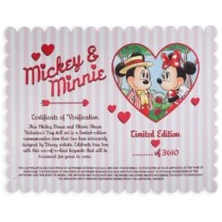 Disney Mickey Mouse And Minnie Mouse Valentine's Day Limited Edition Doll Set – 12'' 17 Disney Mickey Mouse And Minnie Mouse Valentine's Day Limited Edition Doll Set – 12'' -Disney 1614040900058 7