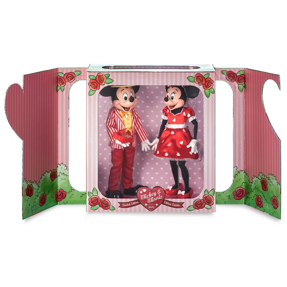 Disney Mickey Mouse And Minnie Mouse Valentine's Day Limited Edition Doll Set – 12'' 9 Disney Mickey Mouse And Minnie Mouse Valentine's Day Limited Edition Doll Set – 12'' - Image 9