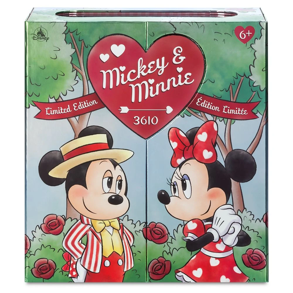 Disney Mickey Mouse And Minnie Mouse Valentine's Day Limited Edition Doll Set – 12'' 10 Disney Mickey Mouse And Minnie Mouse Valentine's Day Limited Edition Doll Set – 12'' - Image 10