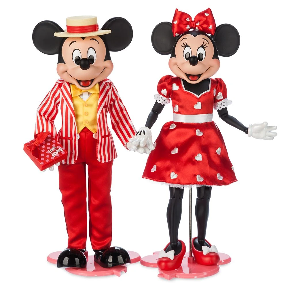 Disney Mickey Mouse And Minnie Mouse Valentine's Day Limited Edition Doll Set – 12'' 1 Disney Mickey Mouse And Minnie Mouse Valentine's Day Limited Edition Doll Set – 12''
