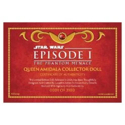 Disney Queen Amidala Limited Edition Doll – 11'' – Star Wars: Episode 1 – The Phantom Menace 25th Anniversary 12 Disney Queen Amidala Limited Edition Doll – 11'' – Star Wars: Episode 1 – The Phantom Menace 25th Anniversary -Disney 1614040900070 5