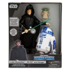 Disney Luke Skywalker, R2-D2 And Grogu Talking Action Figure Set – Star Wars Power Force – 10'' H 7 Disney Luke Skywalker, R2-D2 And Grogu Talking Action Figure Set – Star Wars Power Force – 10'' H -Disney 1713047620027 3