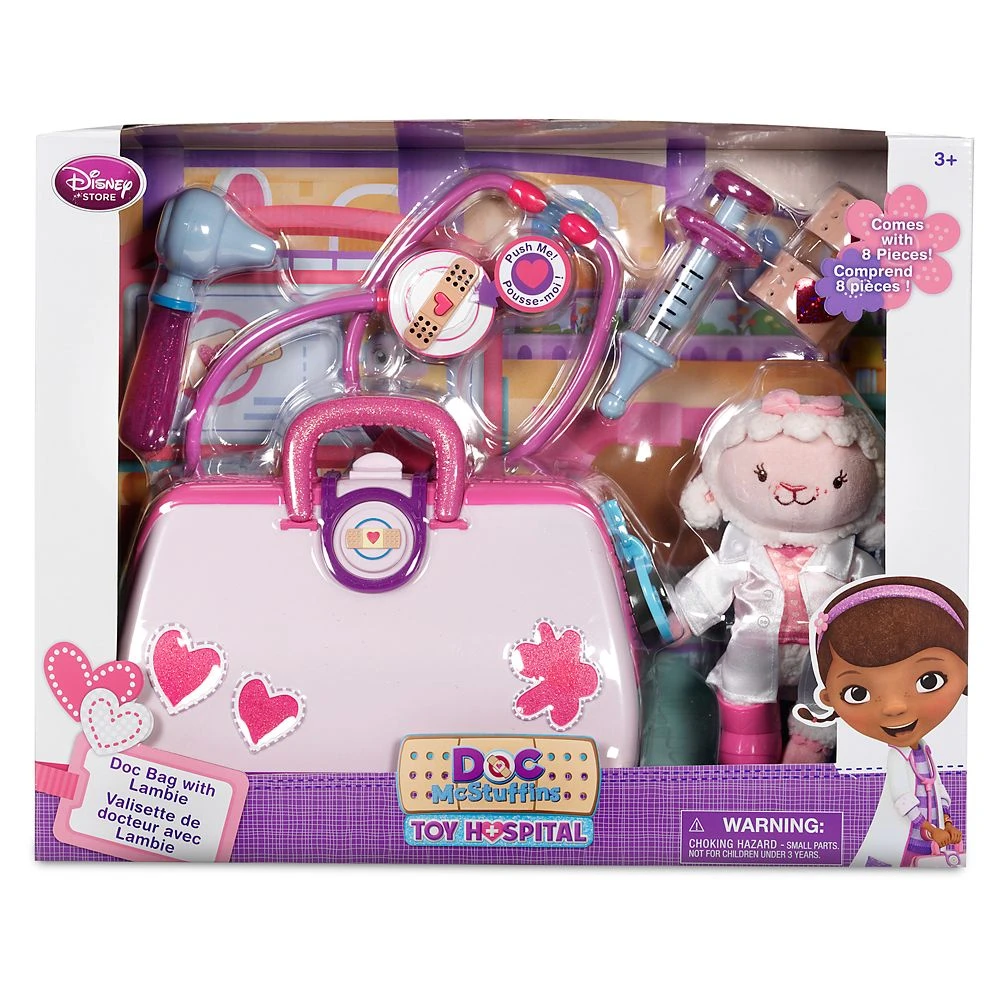 Disney Doc McStuffins Toy Hospital Doctor's Bag With Lambie Plush Play Set 2 Disney Doc McStuffins Toy Hospital Doctor's Bag With Lambie Plush Play Set - Image 2