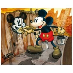 Disney Mickey Mouse ''Mickey Da Vinci'' Giclée On Canvas – BLOC28