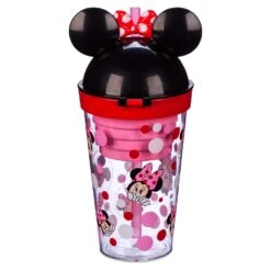 Disney Minnie Mouse Tumbler With Snack Cup And Straw 8 Disney Minnie Mouse Tumbler With Snack Cup And Straw -Disney 3311039780079 2