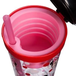 Disney Minnie Mouse Tumbler With Snack Cup And Straw 10 Disney Minnie Mouse Tumbler With Snack Cup And Straw -Disney 3311039780079 4