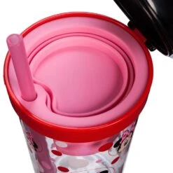 Disney Minnie Mouse Tumbler With Snack Cup And Straw 11 Disney Minnie Mouse Tumbler With Snack Cup And Straw -Disney 3311039780079 5