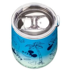 Disney Mickey Mouse And Minnie Mouse Summer Stainless Steel Tumbler -Disney 3311046540187 3