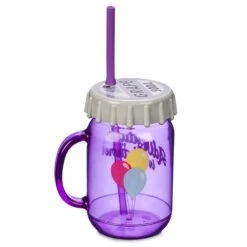 Disney Grape Soda Tumbler With Straw – Up -Disney 3311048280182 2