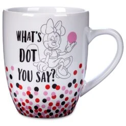Disney Minnie Mouse ''What's Dot You Say?'' Mug