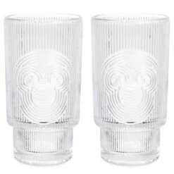 Disney Mickey Mouse Icon Crystal Glass Set – Mickey Mouse Home Collection