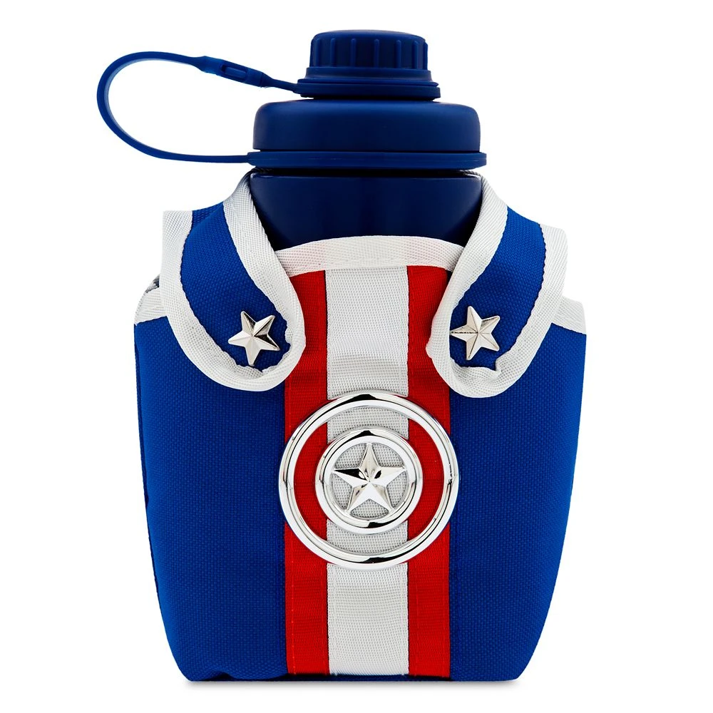 Disney Captain America Canteen With Cover 1 Disney Captain America Canteen With Cover