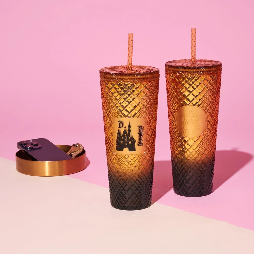 Sleeping Beauty Castle Geometric Starbucks® Tumbler With Straw – Disneyland 2 Sleeping Beauty Castle Geometric Starbucks® Tumbler With Straw – Disneyland - Image 2