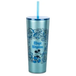 Disney Magic Kingdom Stainless Steel Starbucks® Tumbler With Straw