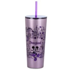 Disney 17 Disneyland Stainless Steel Starbucks® Tumbler With Straw