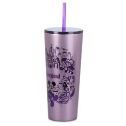 Disneyland Stainless Steel Starbucks® Tumbler With Straw -Disney 3313106516811 3