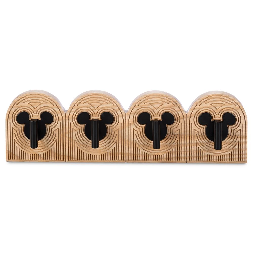 Disney Mickey Mouse Icon Wood Hook Rack – Mickey Mouse Home Collection 1 Disney Mickey Mouse Icon Wood Hook Rack – Mickey Mouse Home Collection