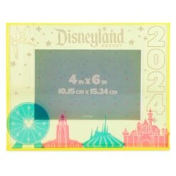 Disneyland 2024 Acrylic Photo Frame – 4'' X 6''