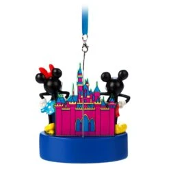 Mickey Mouse And Minnie Mouse Light-Up Figural Ornament – Disneyland 2024 -Disney 3710048300042 4