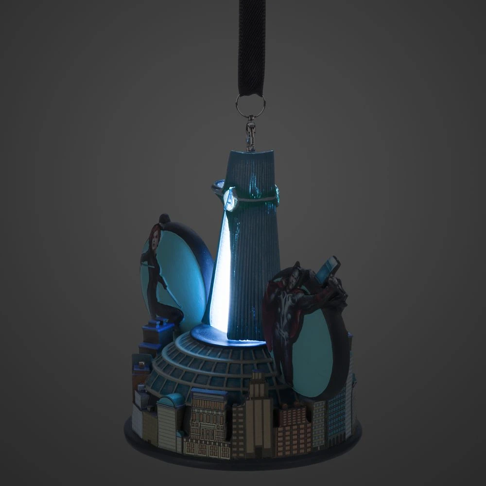 Disney Marvel's Avengers Light-Up Living Magic Ear Hat Sketchbook Ornament 4 Disney Marvel's Avengers Light-Up Living Magic Ear Hat Sketchbook Ornament - Image 4