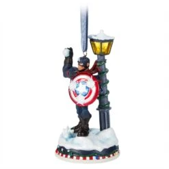Disney Captain America Light-Up Living Magic Sketchbook Ornament -Disney 3710059310040 2