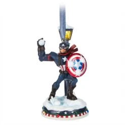 Disney Captain America Light-Up Living Magic Sketchbook Ornament