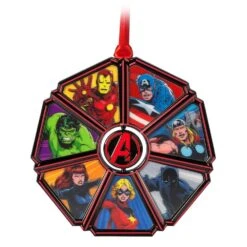 Disney Avengers 60th Anniversary Sketchbook Ornament