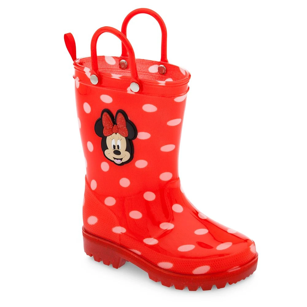 Disney Minnie Mouse Rain Boots For Kids 2 Disney Minnie Mouse Rain Boots For Kids - Image 2
