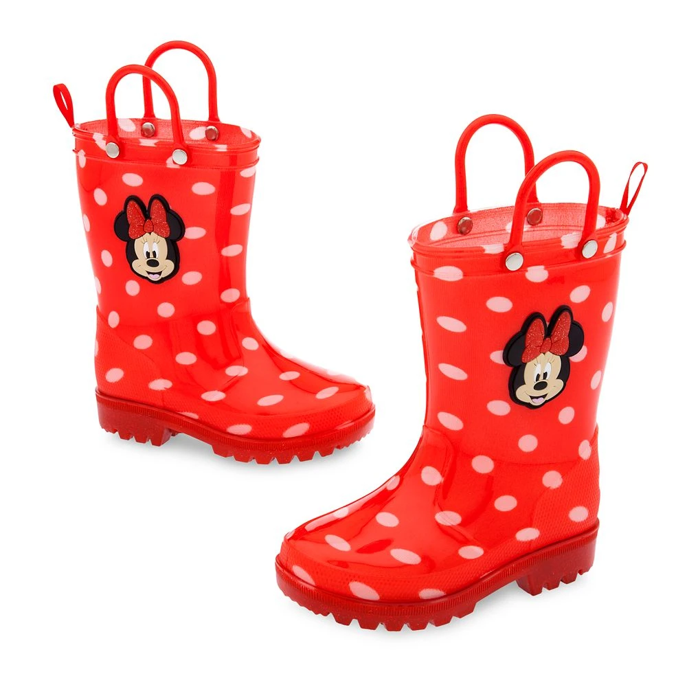 Disney Minnie Mouse Rain Boots For Kids 1 Disney Minnie Mouse Rain Boots For Kids