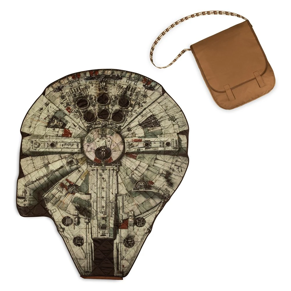 Disney Millennium Falcon Picnic Blanket And Chewbacca Messenger Bag – Star Wars 5 Disney Millennium Falcon Picnic Blanket And Chewbacca Messenger Bag – Star Wars - Image 5