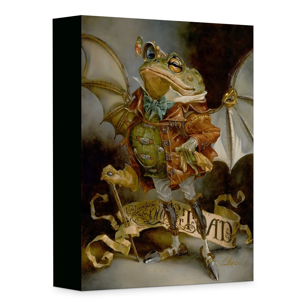 Disney ''The Insatiable Mr. Toad'' Giclée On Canvas By Heather Edwards 1 Disney ''The Insatiable Mr. Toad'' Giclée On Canvas By Heather Edwards