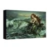 Disney Ariel ''Drawn To The Shore'' Giclée On Canvas By Heather Edwards