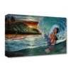 Disney Lilo & Stitch ''Morning Surf'' Giclée On Canvas By Walfrido Garcia – Limited Edition