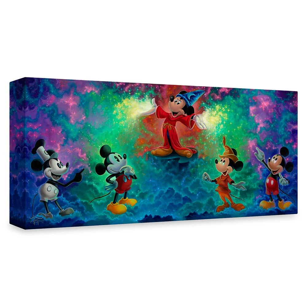 Disney Mickey Mouse ''Mickey's Colorful History'' Giclée By Jared Franco – Limited Edition 2 Disney Mickey Mouse ''Mickey's Colorful History'' Giclée By Jared Franco – Limited Edition - Image 2