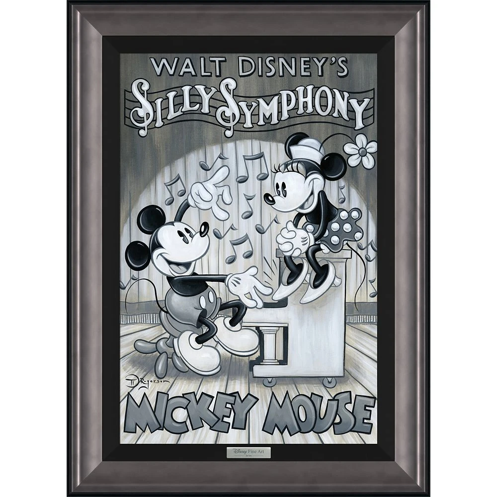 Disney Mickey And Minnie Mouse ''Music By Mickey'' By Tim Rogerson Framed Canvas Artwork – Limited Edition 1 Disney Mickey And Minnie Mouse ''Music By Mickey'' By Tim Rogerson Framed Canvas Artwork – Limited Edition