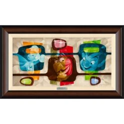 Disney Peter Pan ''Second Star To The Right'' By Tom Matousek Framed Canvas Artwork – Limited Edition