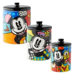 Disney Mickey Mouse And Pluto Canister By Britto – Small -Disney 6811101043121 3