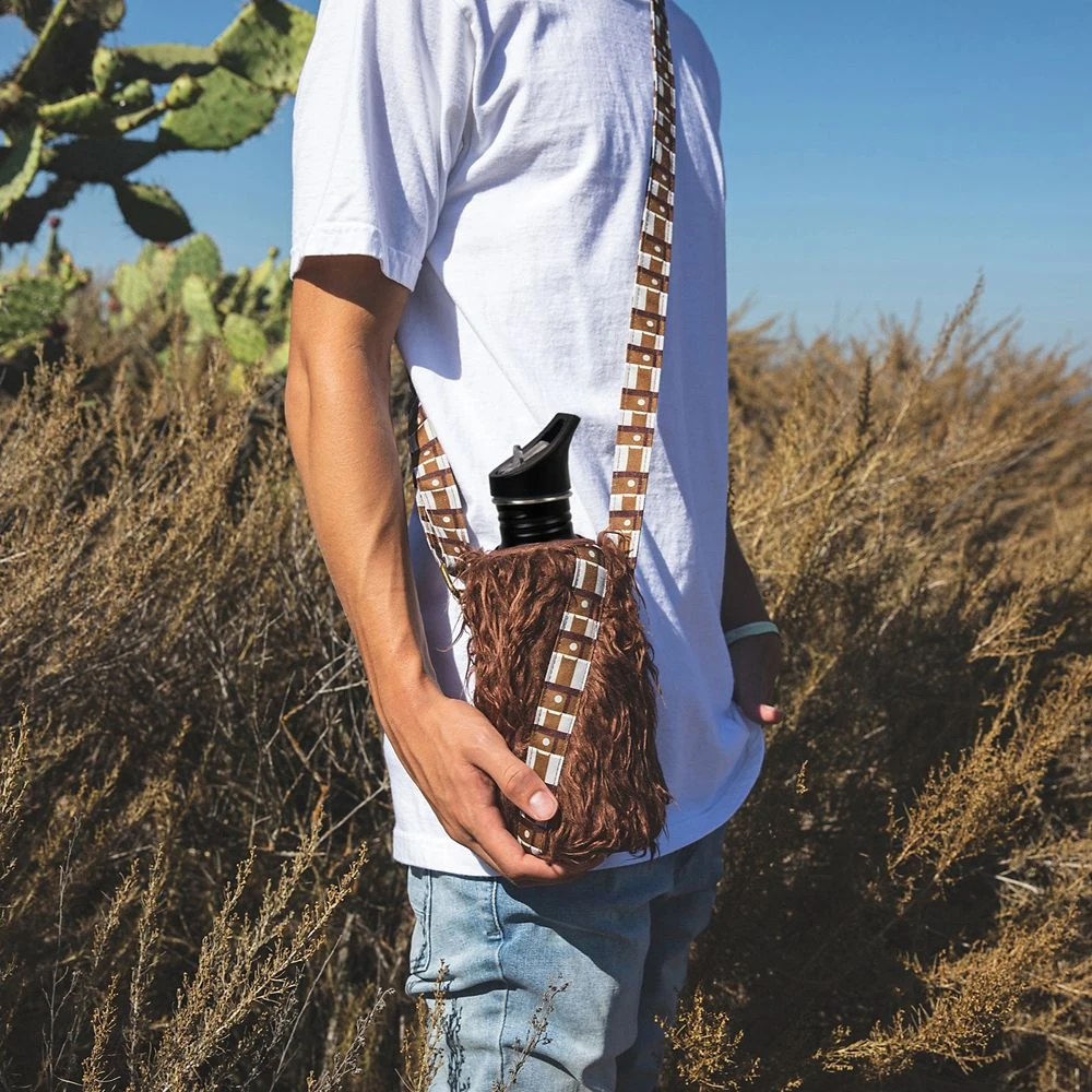 Disney Chewbacca Stainless Steel Water Bottle And Cooler Tote – Star Wars 2 Disney Chewbacca Stainless Steel Water Bottle And Cooler Tote – Star Wars - Image 2