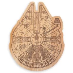 Disney Millennium Falcon Wooden Serving Board – Star Wars
