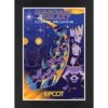 Disney EPCOT Guardians Of The Galaxy Cosmic Rewind Matted Print