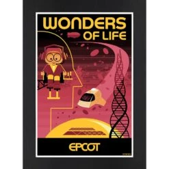 Disney EPCOT Wonders Of Life Matted Print
