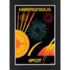 Disney EPCOT Harmonious Matted Print
