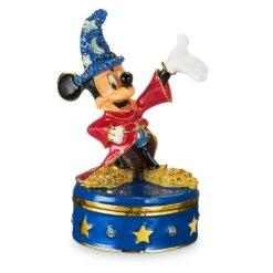 Disney Sorcerer Mickey Mouse Trinket Box By Arribas Brothers