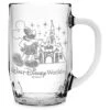 Disney Mickey Mouse And Cinderella Castle Glass Mug By Arribas – Large – Personalized