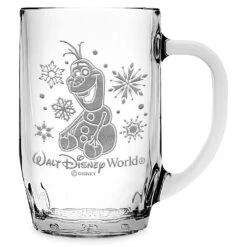 Disney Olaf Glass Mug By Arribas – Frozen – Large – Personalized